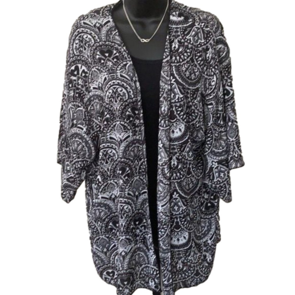 Kaii kimono cardigan top swim cover up duster